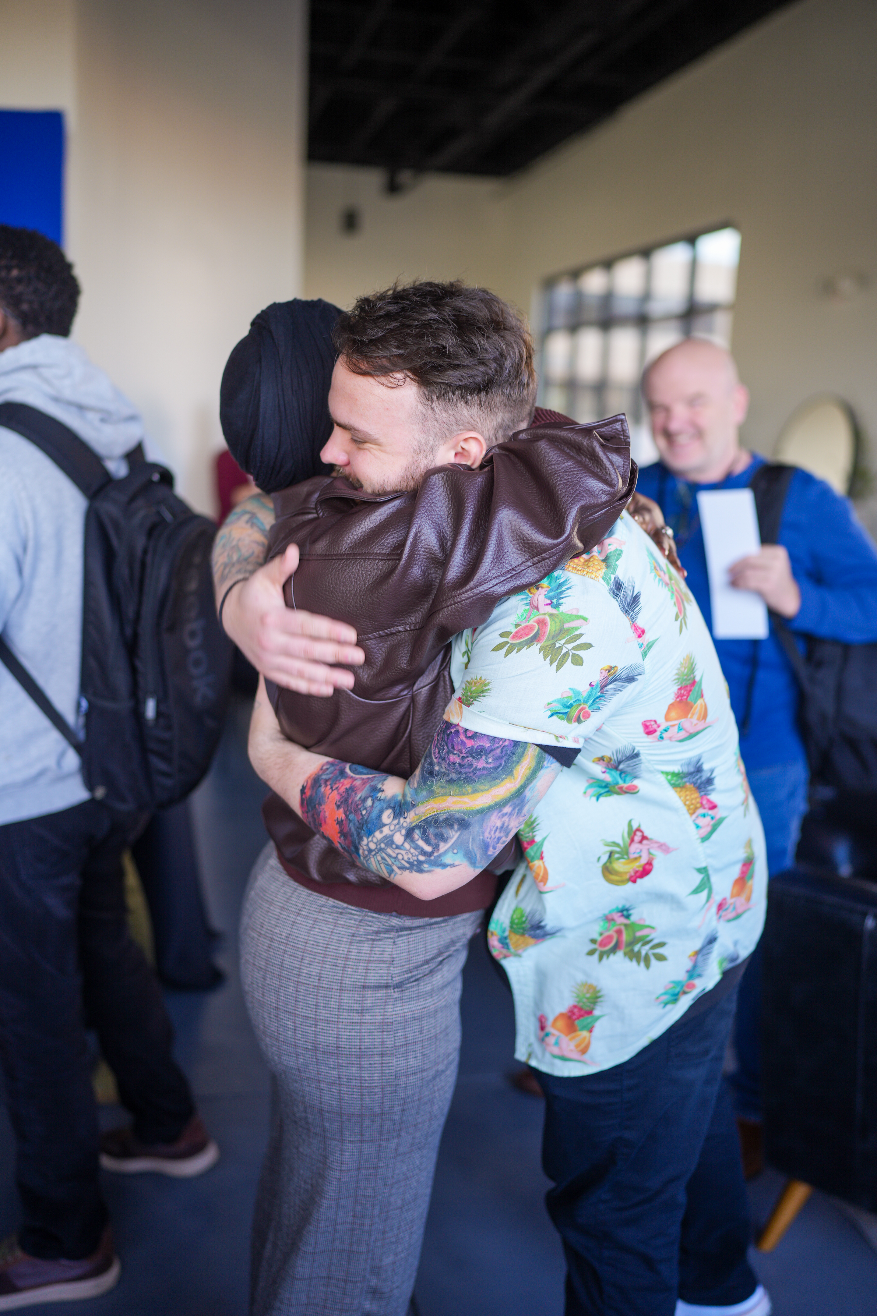 Creators connecting at Think Media Mastermind
